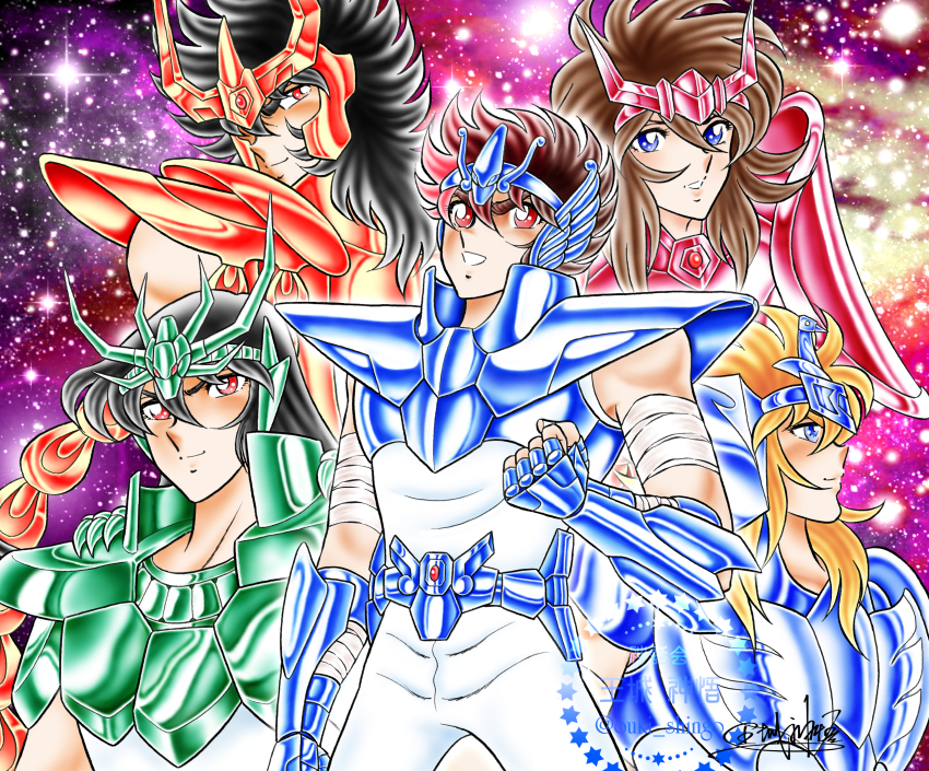 青銅聖闘士5人